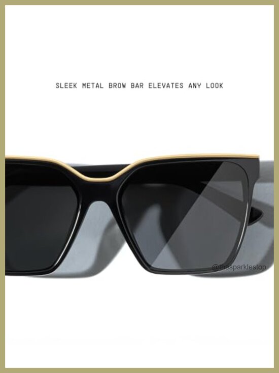 Square Oversized Sunglasses UV400 Protection Polarized Lens Includes Case Cloth main image 4